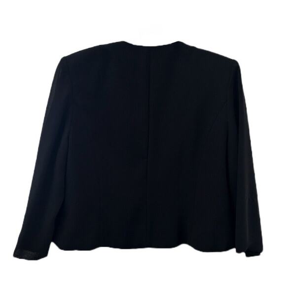 Karen Miller Women's Formal Evening Black Maxi Dress & Jacket 2 Pc Set Size 16 - Picture 10 of 10